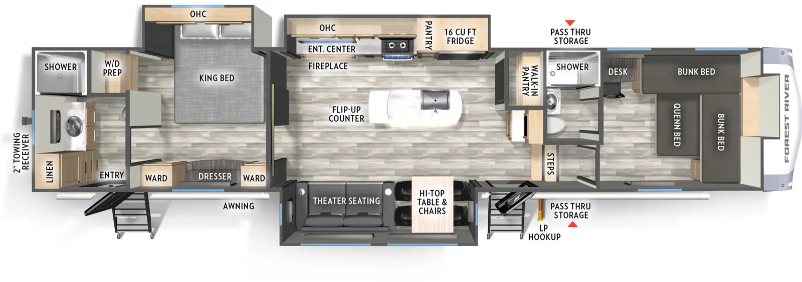 Cardinal 35FUN Floorplan